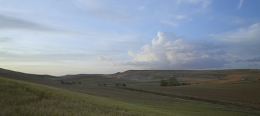 Imagen de ejemplo que muestra la captura de fotogramas de video de un paisaje de pradera